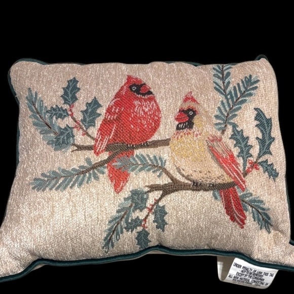 Other - Cardinal Holiday Throw Pillow